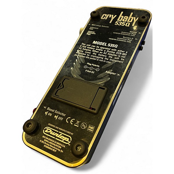 Used Dunlop 535Q Cry Baby Multi-Wah Effect Pedal