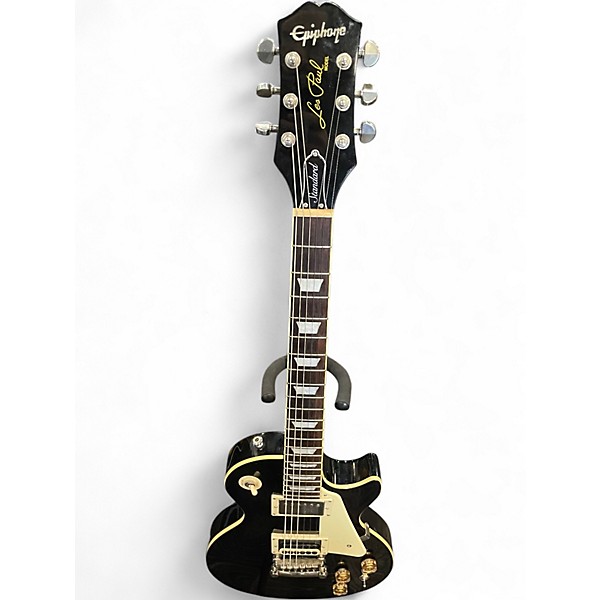 Used Epiphone Les Paul Standard Black Solid Body Electric Guitar