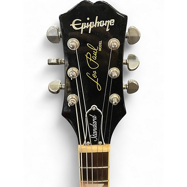 Used Epiphone Les Paul Standard Black Solid Body Electric Guitar