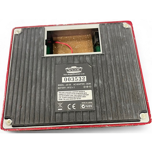 Used VOX JSDS Joe Satriani Satchurator Distortion Effect Pedal