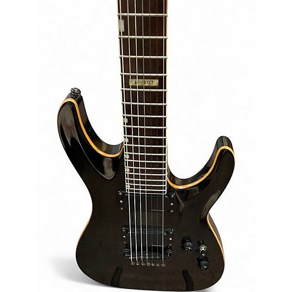 Used ESP LTD H207 Trans Black Solid Body Electric Guitar