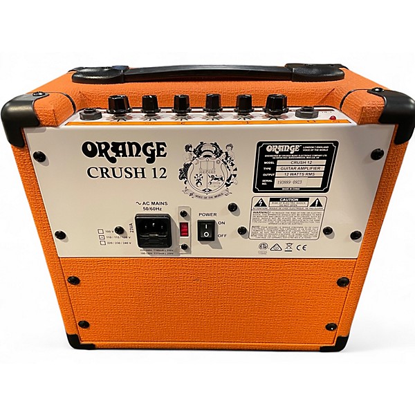 Used Orange Amplifiers Crush 12 Guitar Combo Amp