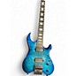 Used Kiesal DC7 Trans Blue Solid Body Electric Guitar thumbnail