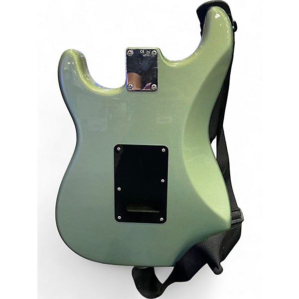 Used Fender STANDARD STRAT HH  Green Solid Body Electric Guitar