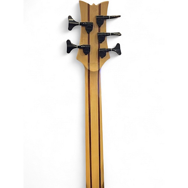 Used Schecter Guitar Research diamond series 5 Brown Electric Bass Guitar