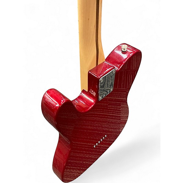 Used Fender Deluxe Nashville Telecaster Candy Apple Red Solid Body Electric Guitar