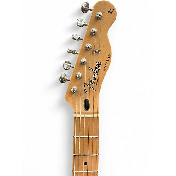 Used Fender Deluxe Nashville Telecaster Candy Apple Red Solid Body Electric Guitar