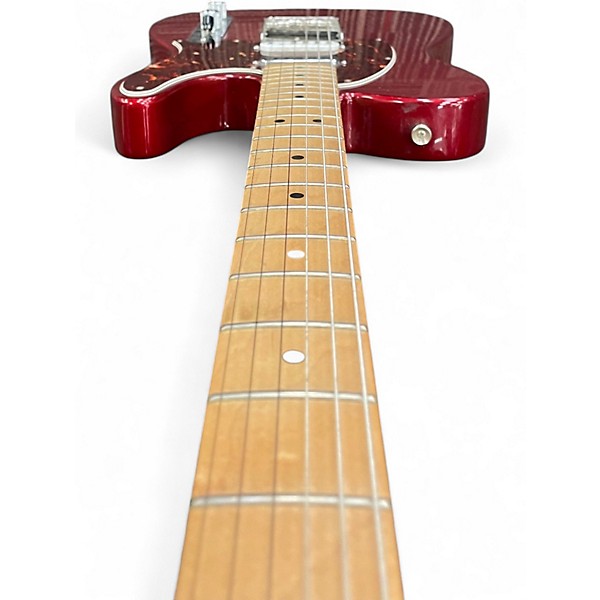 Used Fender Deluxe Nashville Telecaster Candy Apple Red Solid Body Electric Guitar