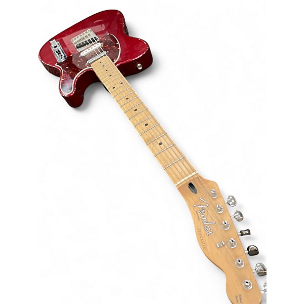 Used Fender Deluxe Nashville Telecaster Candy Apple Red Solid Body Electric Guitar