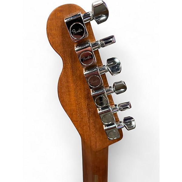 Used Fender American Acoustasonic Telecaster Natural Acoustic Electric Guitar