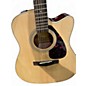Used Yamaha FX335C Natural Acoustic Electric Guitar
