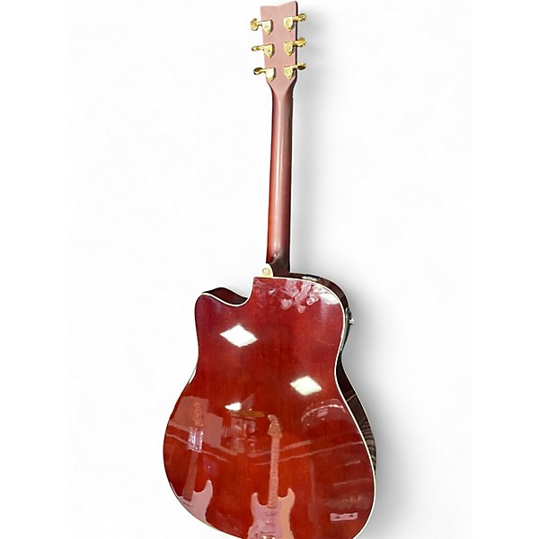 Used Yamaha FX335C Natural Acoustic Electric Guitar