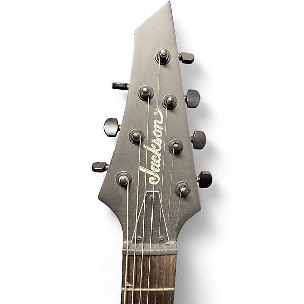 Used Jackson JS22-7 Dinky 7 String HT SATIN Black Solid Body Electric Guitar