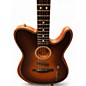 Used Fender American Acoustasonic Telecaster Sunburst Acoustic Electric Guitar