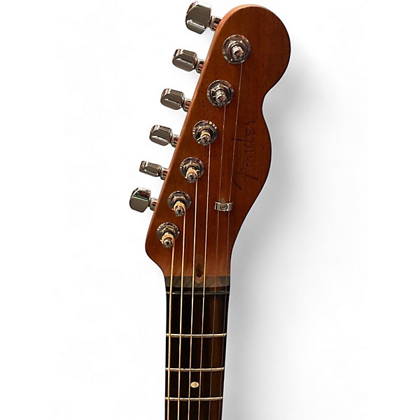 Used Fender American Acoustasonic Telecaster Sunburst Acoustic Electric Guitar