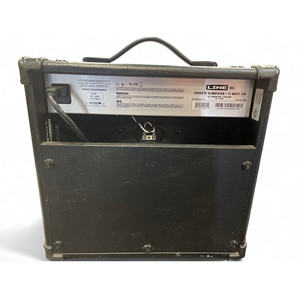 Used Line 6 Spider IV 15W 1X8 Guitar Combo Amp