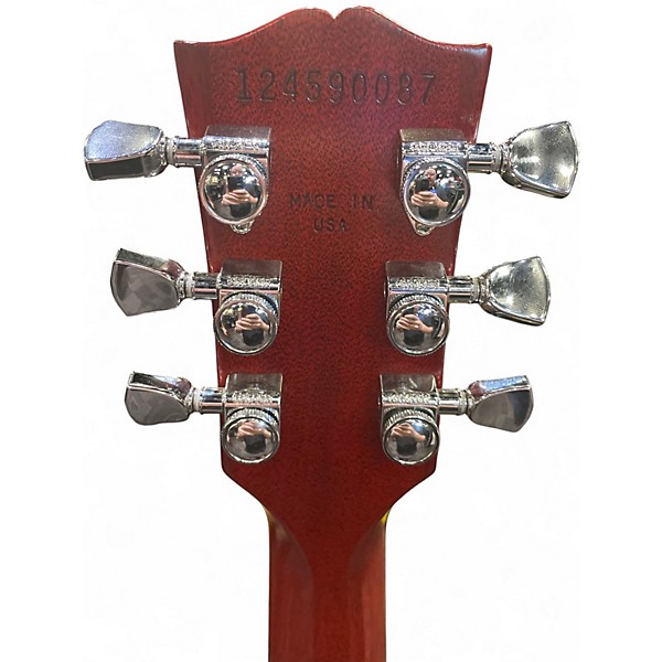 Used Gibson Les Paul Traditional Pro V Satin Top Iced Tea Burst Solid Body Electric Guitar