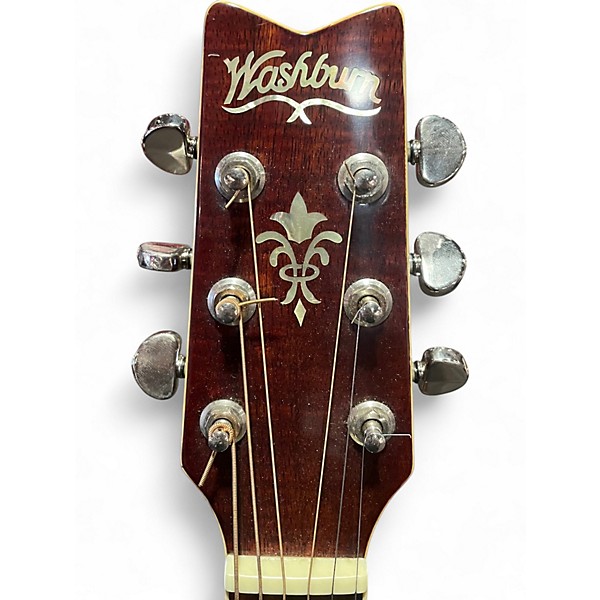 Used Washburn D27S Vintage Natural Acoustic Guitar