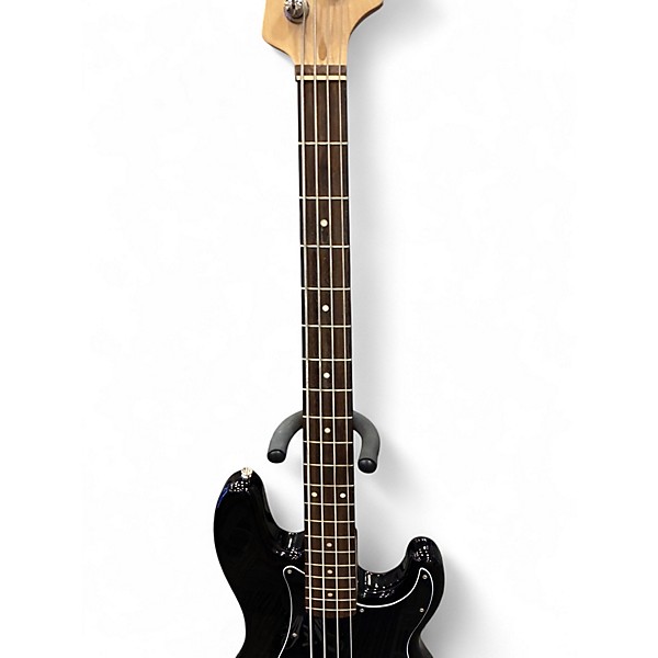 Used Squier P BASS Black Electric Bass Guitar