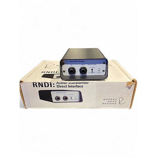 Used Rupert Neve Designs RNDI ACTIVE DI BOX Direct Box