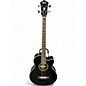 Used Ibanez AEB10BE Black Acoustic Bass Guitar thumbnail