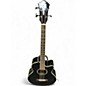 Used Ibanez AEB10BE Black Acoustic Bass Guitar