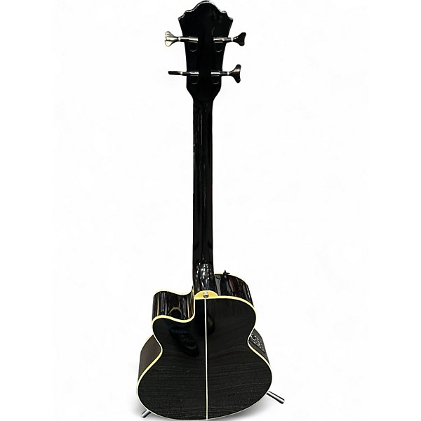Used Ibanez AEB10BE Black Acoustic Bass Guitar