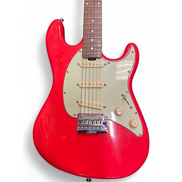 Used Sterling by Music Man cutlass SALMON Solid Body Electric Guitar