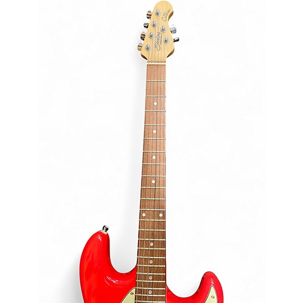 Used Sterling by Music Man cutlass SALMON Solid Body Electric Guitar