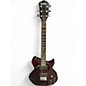 Used Washburn WI14 Trans Crimson Red Solid Body Electric Guitar thumbnail