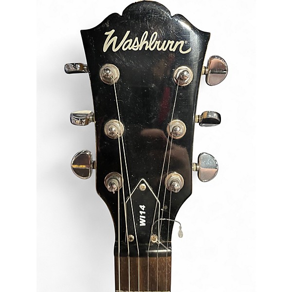 Used Washburn WI14 Trans Crimson Red Solid Body Electric Guitar