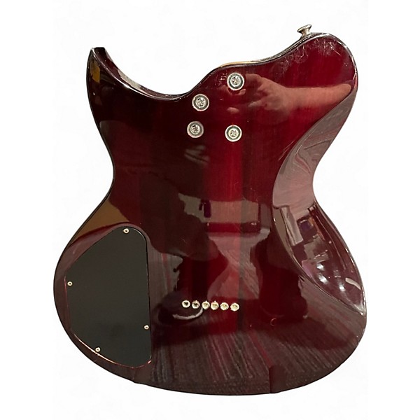 Used Washburn WI14 Trans Crimson Red Solid Body Electric Guitar