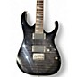 Used Ibanez RG3EXFM1 Trans Black Solid Body Electric Guitar