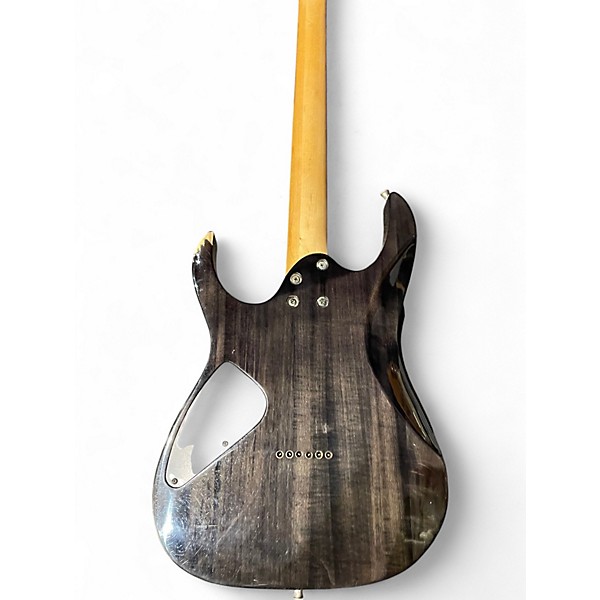 Used Ibanez RG3EXFM1 Trans Black Solid Body Electric Guitar