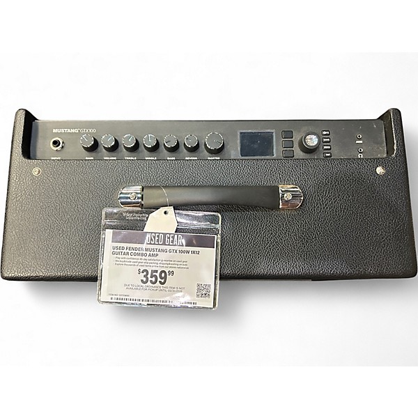 Used Fender Mustang GTX 100W 1x12 Guitar Combo Amp