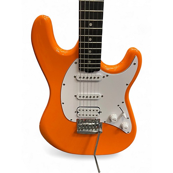 Used Sterling by Music Man CUTLASS Orange Solid Body Electric Guitar