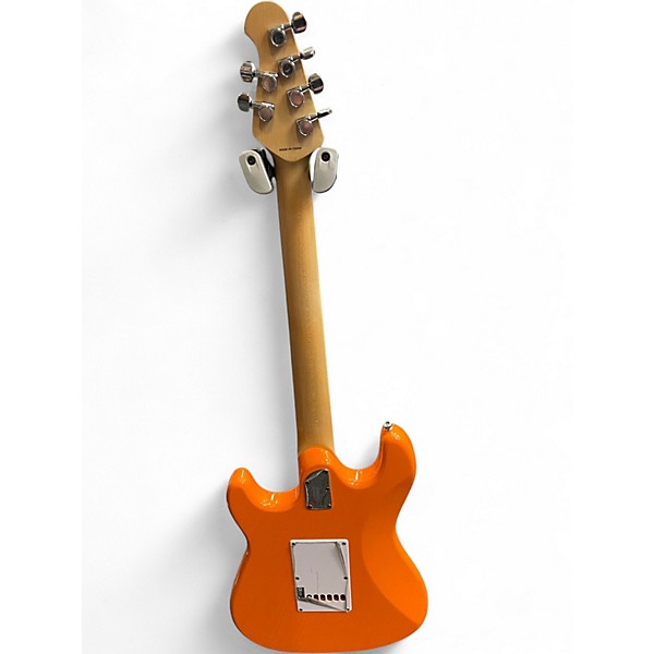 Used Sterling by Music Man CUTLASS Orange Solid Body Electric Guitar