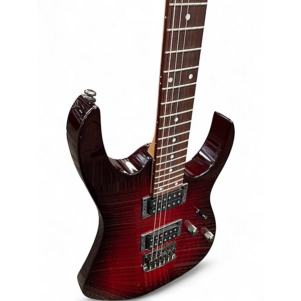 Used Ibanez RG421 Blackberry Sunburst Solid Body Electric Guitar
