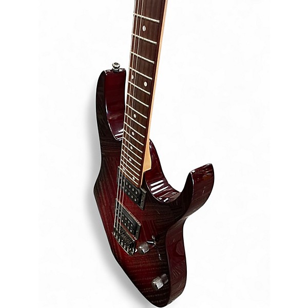 Used Ibanez RG421 Blackberry Sunburst Solid Body Electric Guitar