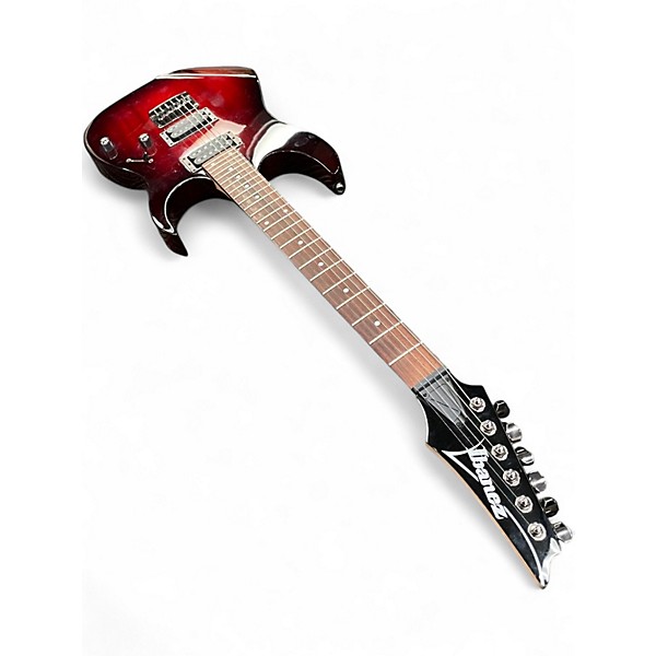 Used Ibanez RG421 Blackberry Sunburst Solid Body Electric Guitar