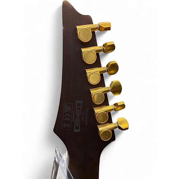 Used 2020 Ibanez RGA42HPT Satin Blue Solid Body Electric Guitar