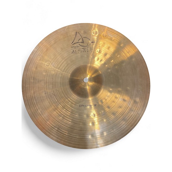 Used Paiste 16in Alpha Thin Crash Cymbal