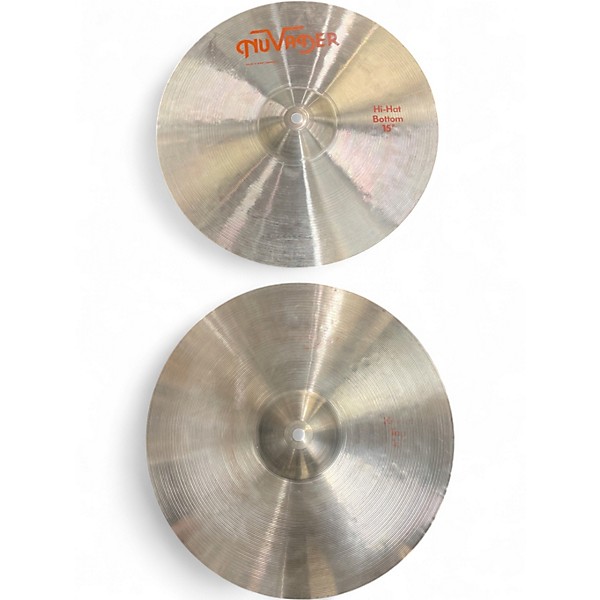 Used NuVader 15in HI-HAT PAIR Cymbal