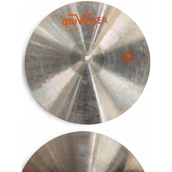 Used NuVader 15in HI-HAT PAIR Cymbal