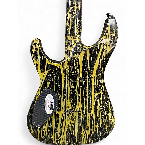 Used Schecter Guitar Research C1 Gold Mountain Solid Body Electric Guitar