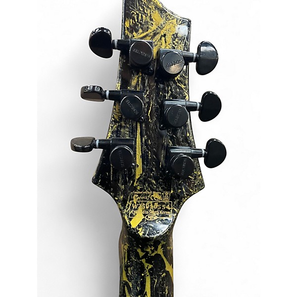 Used Schecter Guitar Research C1 Gold Mountain Solid Body Electric Guitar