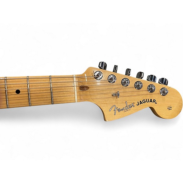 Used Fender American Pro Jaguar olive Solid Body Electric Guitar