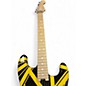 Used EVH STRIPEED BUMBLE BEE Black and Yellow Solid Body Electric Guitar
