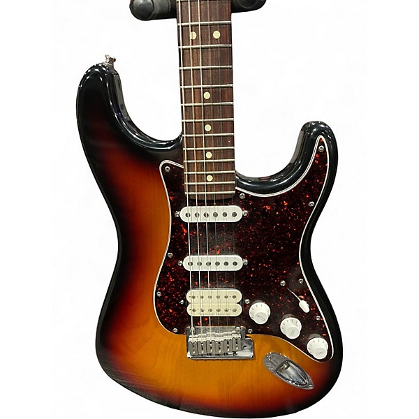 Used Fender American Standard Stratocaster HSS Sunburst Solid Body Electric Guitar