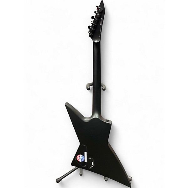 Used ESP LTD Black Metal Black Solid Body Electric Guitar